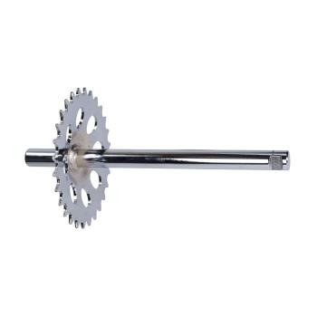 Tretwelle Fast Arrow 28 Zähne Chrom